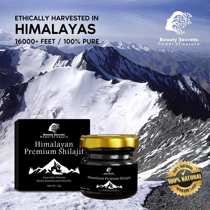 🔥 Ayurvedic Energy Tonic – 100% Pure Shilajit 🧬 Built for Strength & Recovery