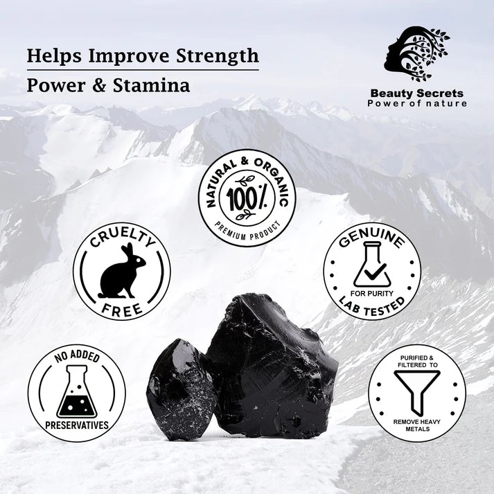 🔥 Ayurvedic Energy Tonic – 100% Pure Shilajit 🧬 Built for Strength & Recovery