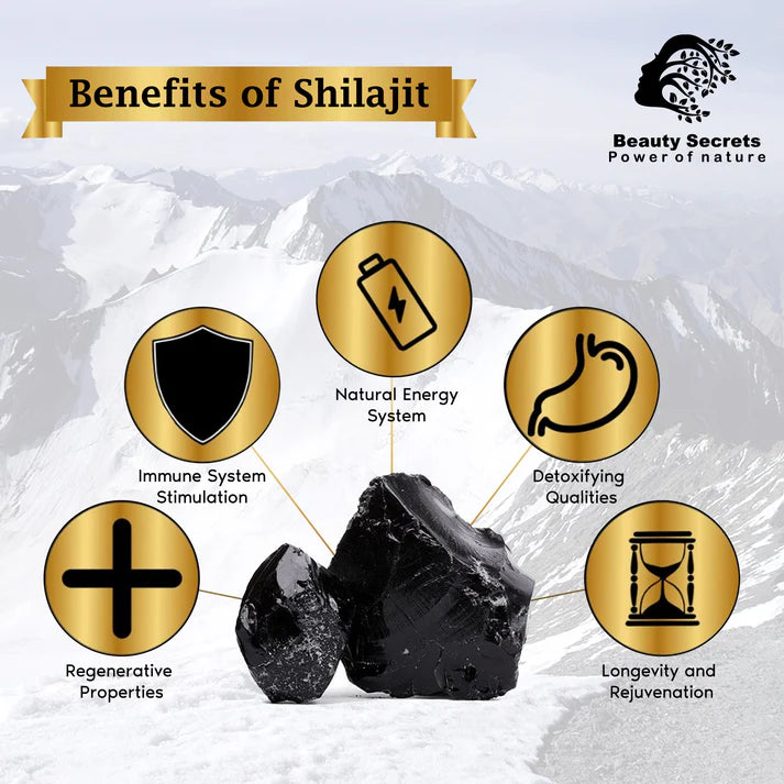 🔥 Ayurvedic Energy Tonic – 100% Pure Shilajit 🧬 Built for Strength & Recovery