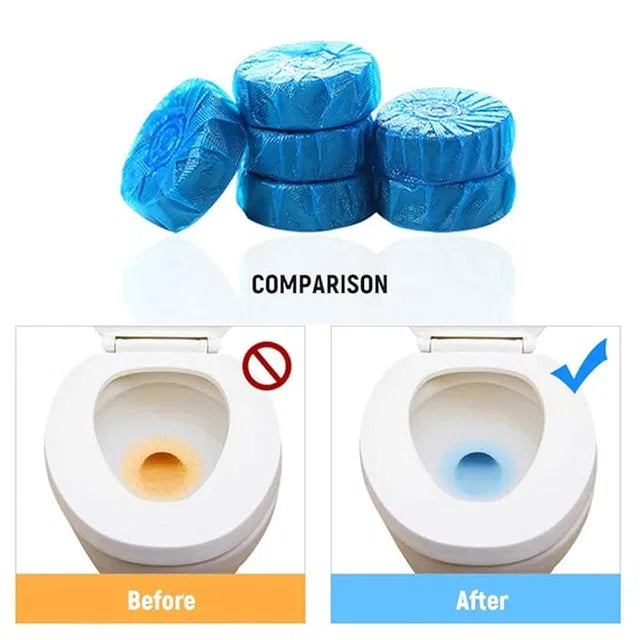 ✨🚽 10PCS Toilet Cleaning & Deodorizing Tablets – Fresh & Sparkling Bathroom Cleaners! 🧼🌸